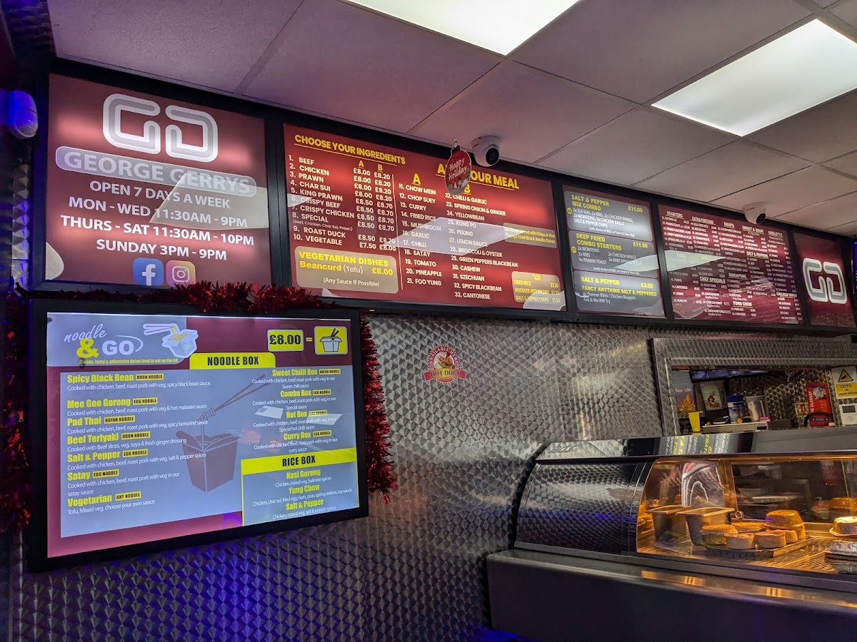 George Gerrys Menu - Image 1