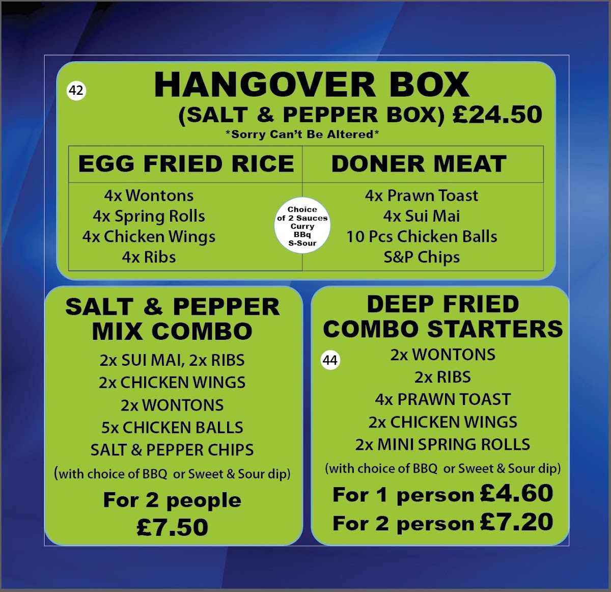 George Gerrys Menu - Image 2